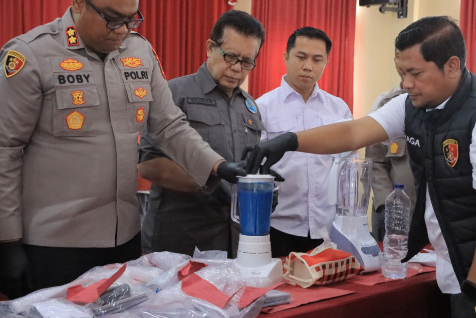 Polres Kampar Ungkap 51 Kasus Narkoba, Musnahkan Barang Bukti Operasi Antik Lancang Kuning 2025