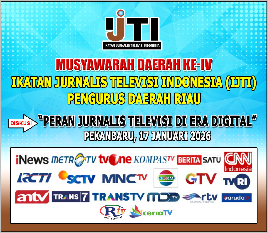 Jelang Musda IV IJTI Riau, Persaingan Calon Ketua Periode 2026-2030 Menghangat