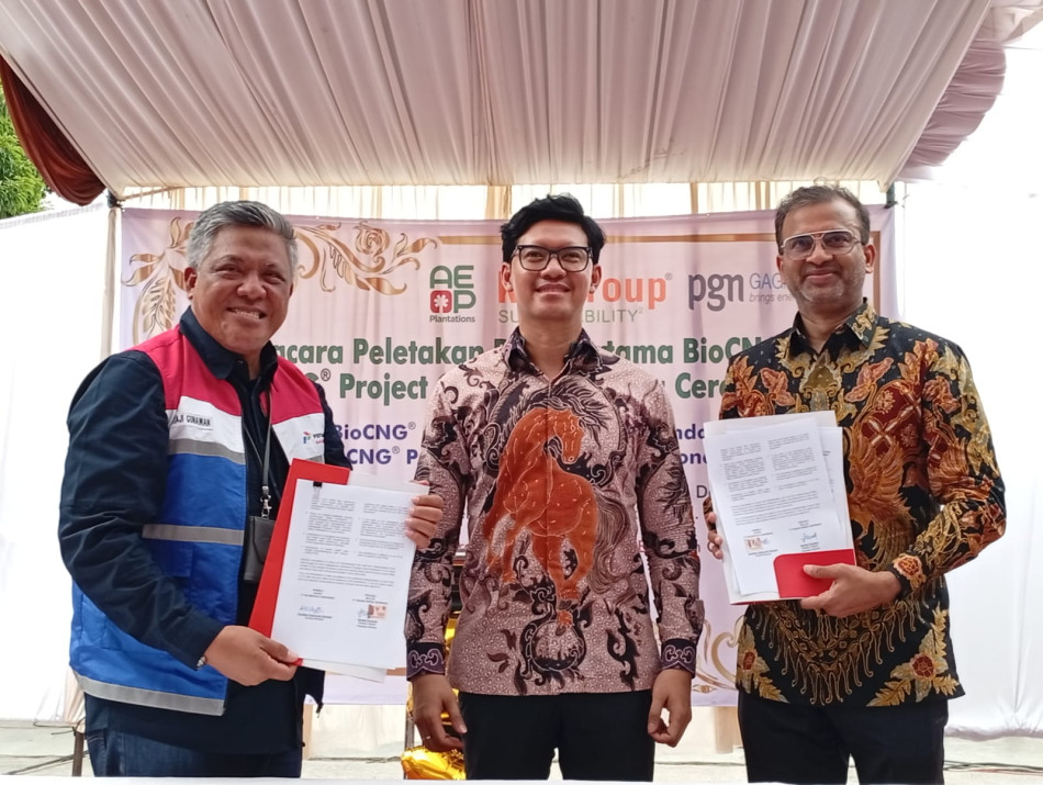 Groundbreaking Pabrik BioCNG di Kampar, Dorong Energi Terbarukan dan Pengurangan Emisi