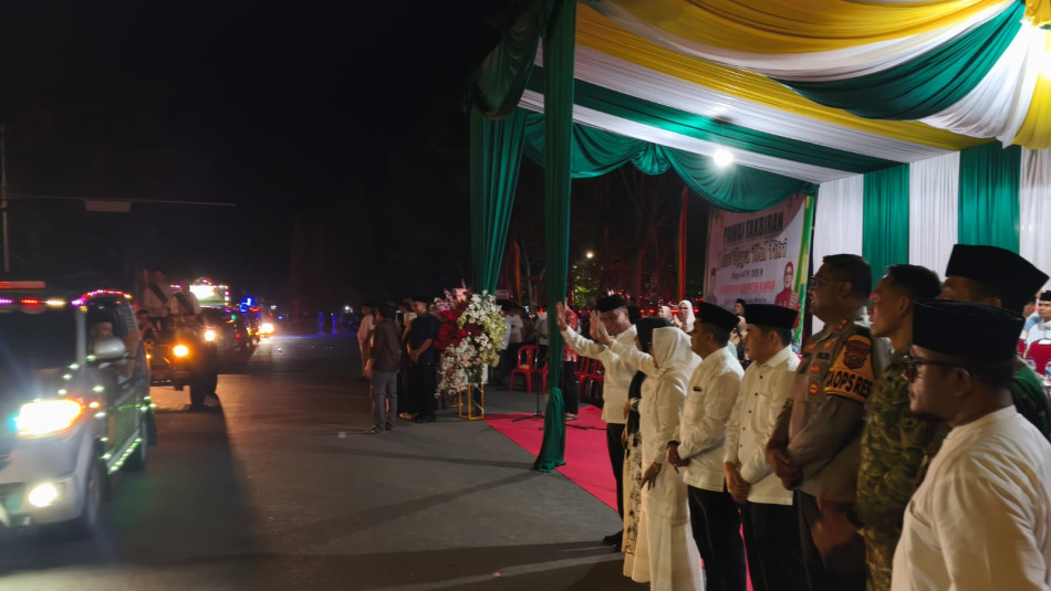 Polres Kampar Sukses Amankan Pawai Malam Takbiran Idul Fitri 1447 H, Berlangsung Aman dan Kondusif