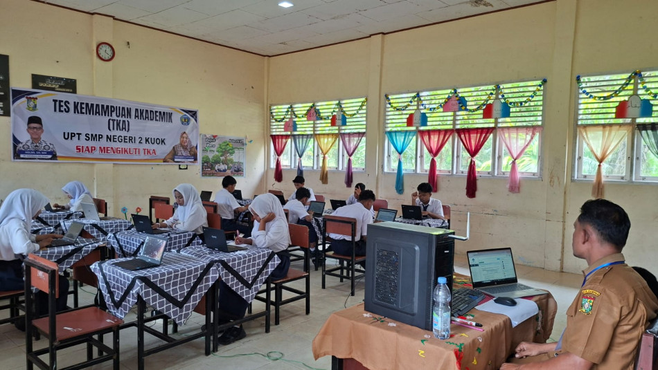 Disdikpora Kampar Gelar TKA SMP 2026 Berbasis Komputer, Tekankan Kejujuran dan Karakter Siswa