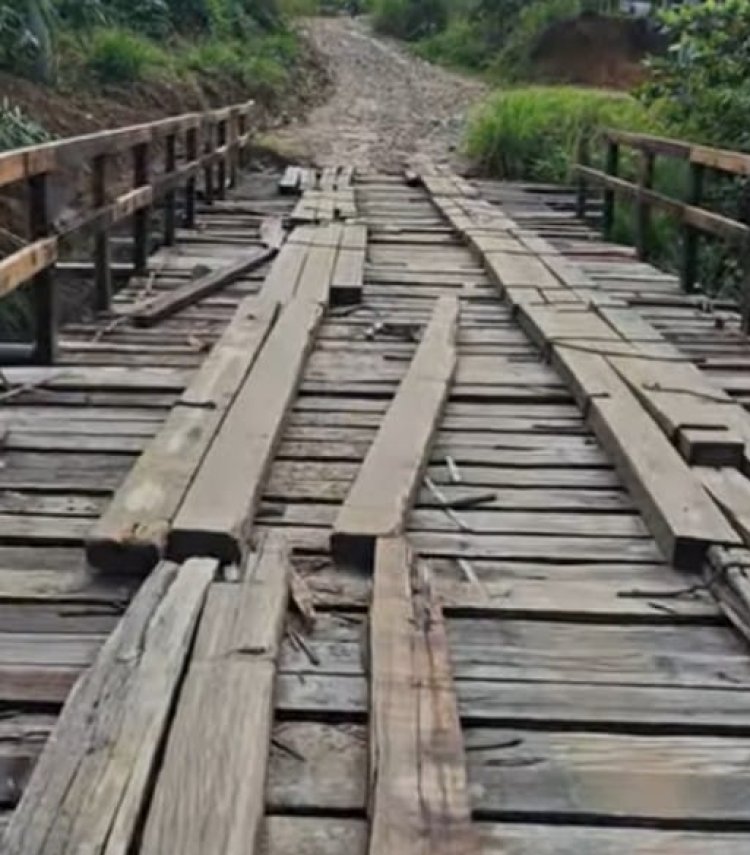 Jembatan Lubuk Agung-Sungai Sarik Segera Direhabilitasi, PUPR Kampar: Sangat Mendesak
