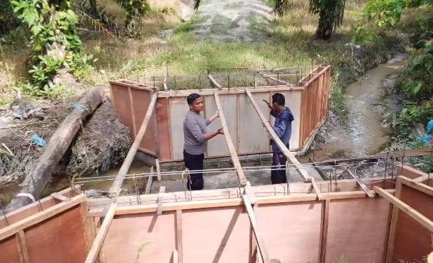 Progres Jembatan Merah Putih Presisi di Muara Jaya Capai 45 Persen dalam 12 Hari