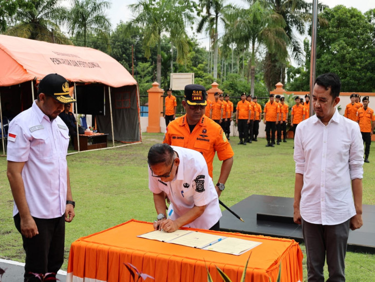 Sinergi Antarinstansi Jadi Kunci Penyelamatan, Pemkab Kampar Apresiasi Latihan Bersama