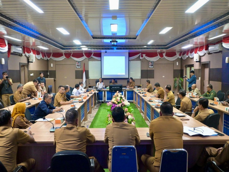 Bupati Kampar Terima Audiensi BPKP Riau Bahas Tindak Lanjut Laporan dan Optimalisasi PAD