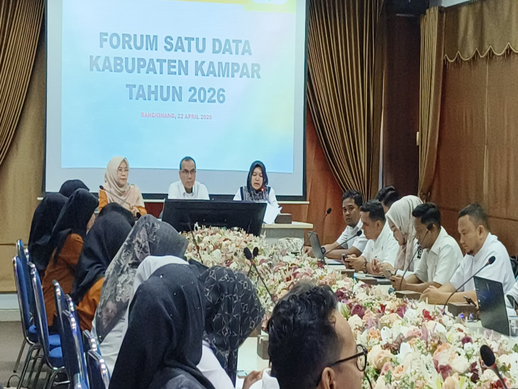 Pemkab Kampar Gelar Forum Satu Data untuk Perkuat Kualitas Perencanaan Pembangunan