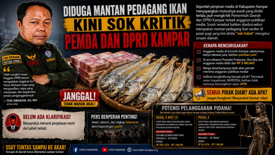 Media Lokal Kampar Minta Pihak Luar Tak Campuri Kebijakan Anggaran Publikasi