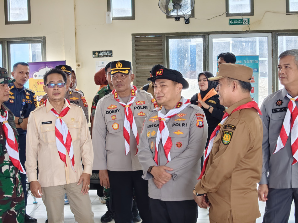 Kapolda Riau Irjen Herry Heryawan Tiba di Inhil, Disambut Forkopimda dan Lanjutkan Kunjungan Kerja